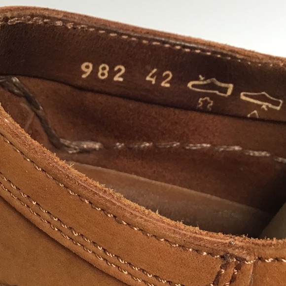 Frau Italian Leather Shoes Men’s Size 42 EU 8 1/2 US Brown Footwear Italy - Picture 4 of 15